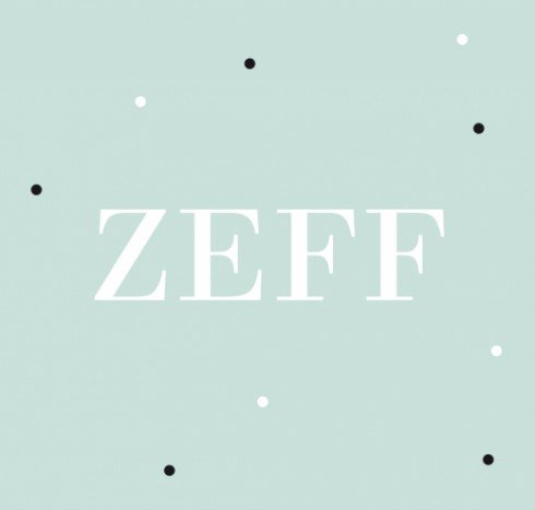 Geboortekaartje Zeff - theatervouw