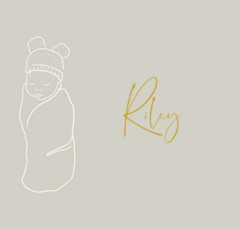 Theaterkaartje tweeling lijntekening - Ravi en Riley