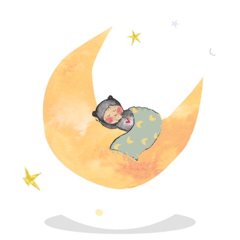 Sluitsticker -  maantrapje - EBB