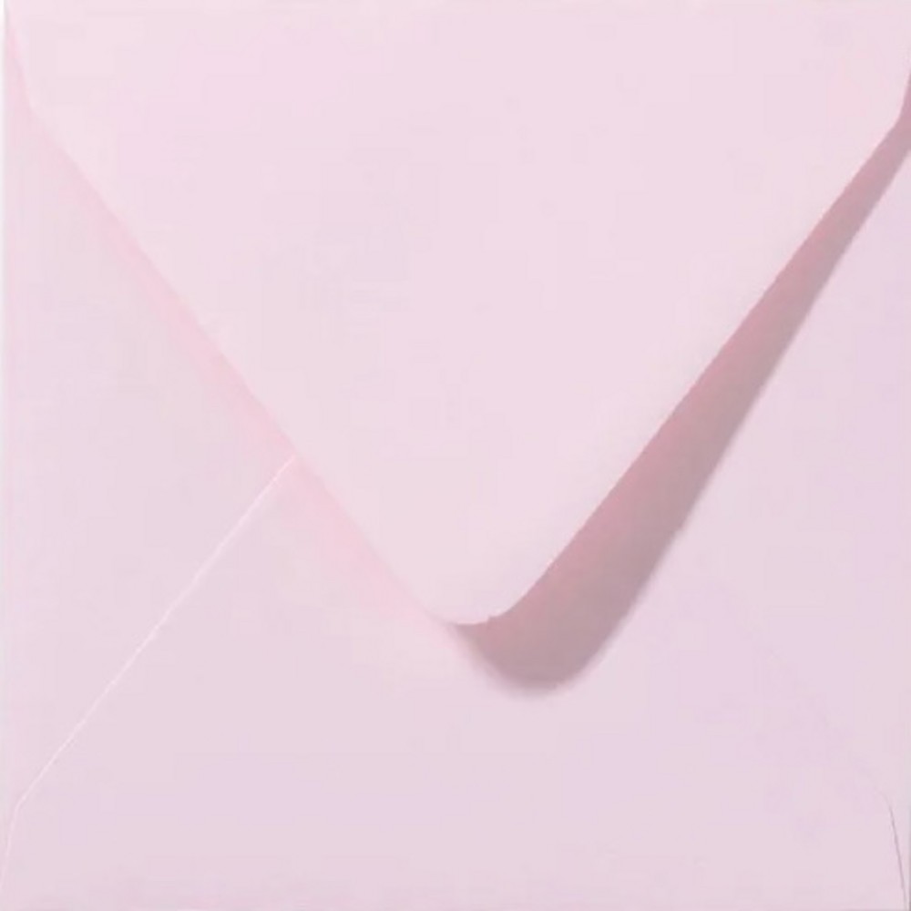 Envelop 14x14 lichtroze