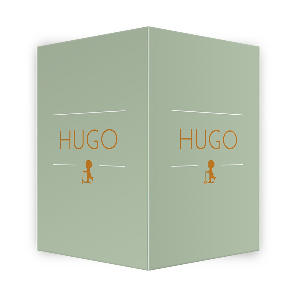 Geboortebord klassiek - Hugo