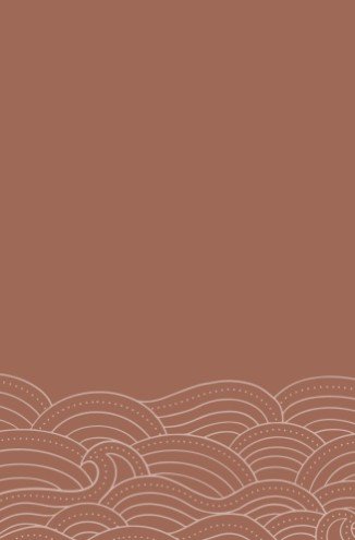 Geboortekaartje achterkaartje met walvis en zee in terra - Yuca