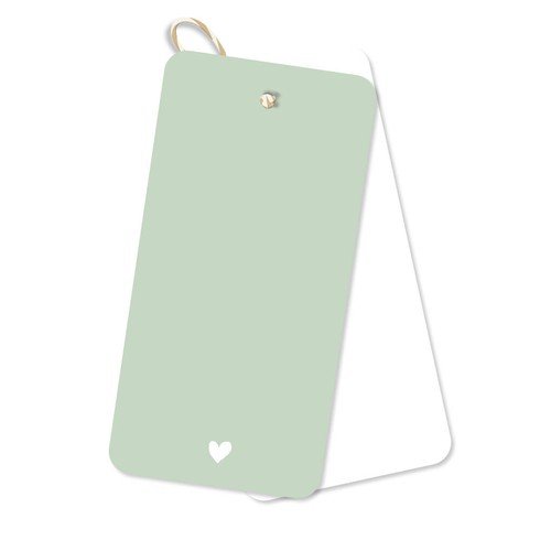 Geboortekaartje meisje met kraft in zwart wit - Kiki