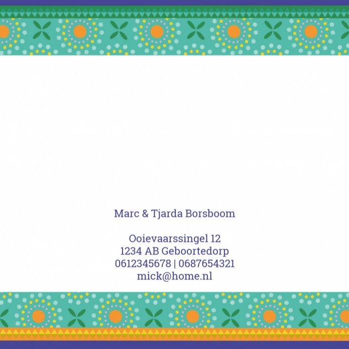 kaart binnenzijde links