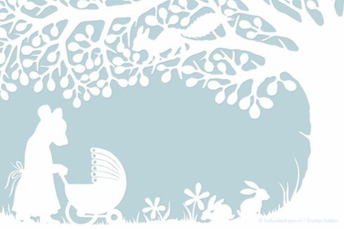 Geboortekaartje knipkunst - Rocco