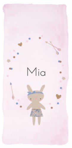 Geboortekaartje - konijntje Mia - SV