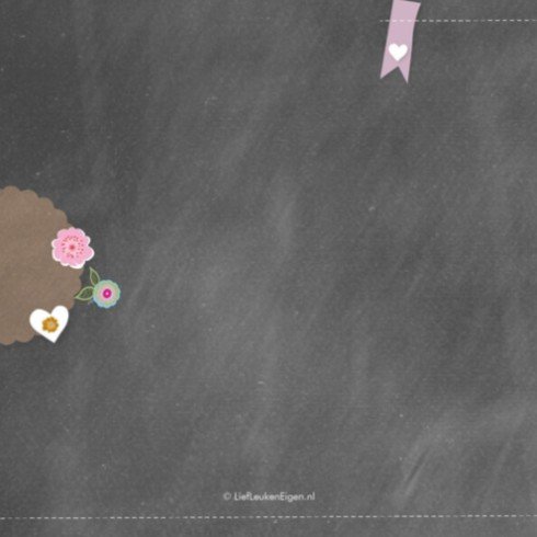 Geboortekaartje met foto - Desi FK