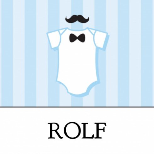 Geboortekaartje Rolf - Gb