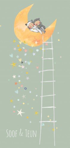 Geboortekaartje Soof en Teun - EB