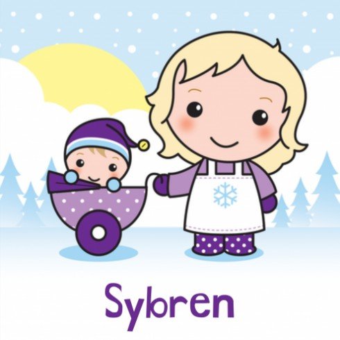 Geboortekaartje Sybren - Gb