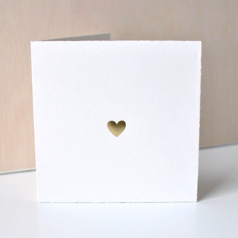 Basiscollectie folie - goud hartje