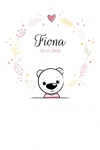 Gribbeltje DIY beertje bloemen - Fiona GB