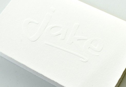 Oud Hollands naam in blinddruk