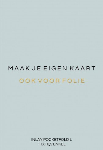 Pocketfold kaart basis