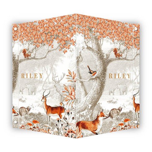 Geboortebord bosdieren - Riley