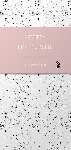 Geboortekaartje Galaxy Scotty Evy - MC