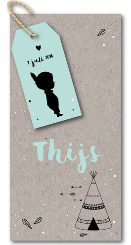 Labelkaartje - Thijs