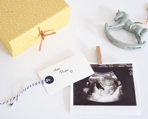 Baby aankondiging voor papa