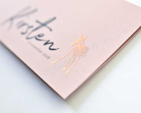 Zebra met koperfolie, custom made